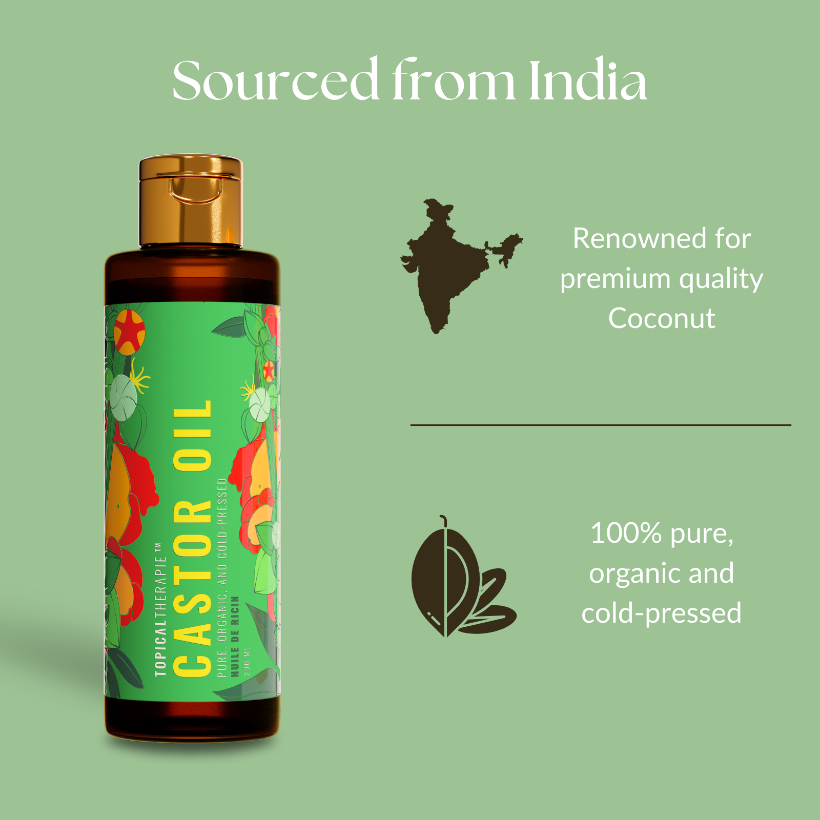 Castor Carrier Oil for Hair and Eyelashes