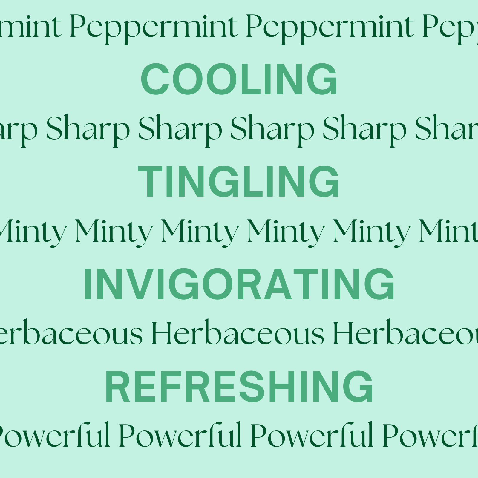 Peppermint essential oil, ideal for refreshing the senses and promoting clarity