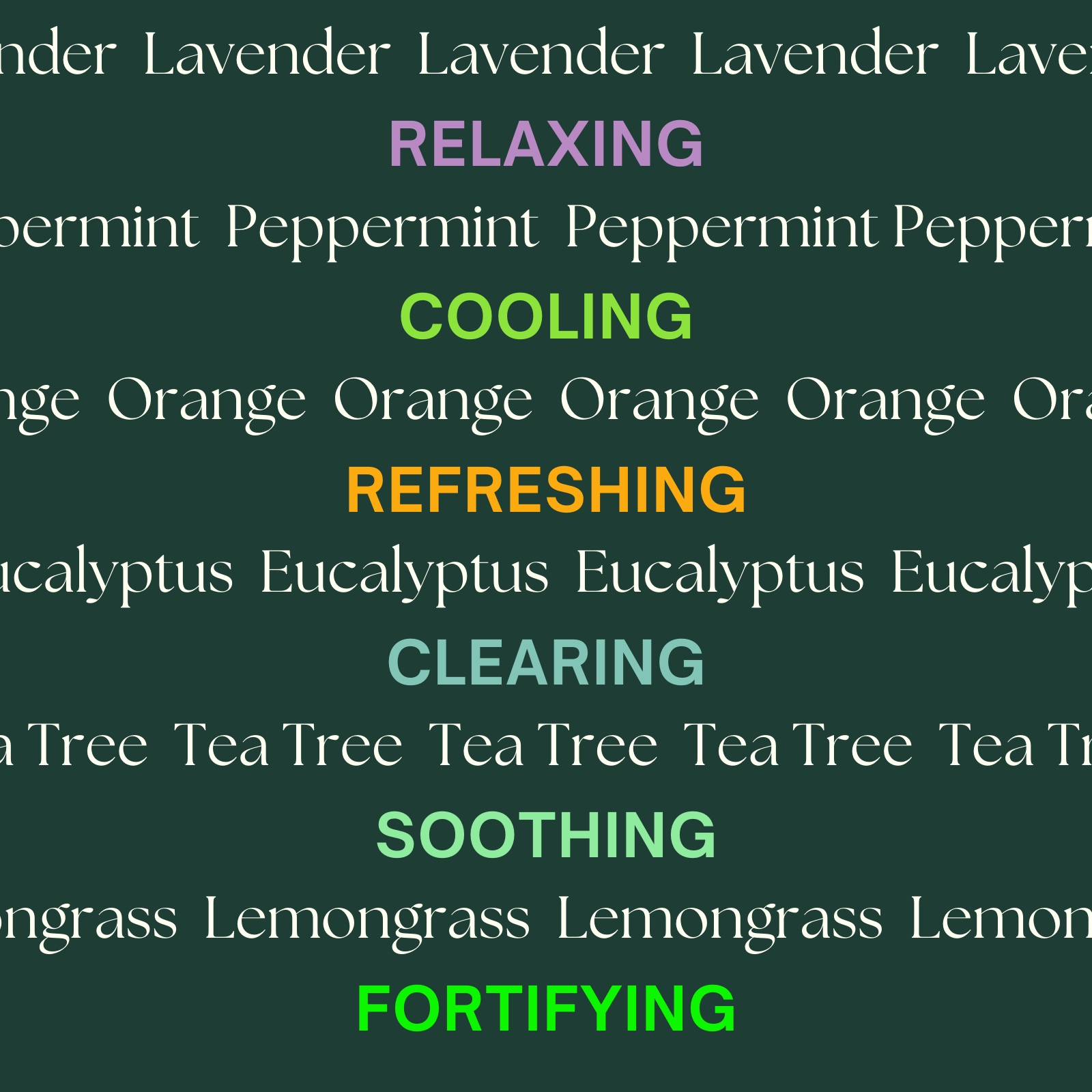 A premium essential oil bottle displayed with a clean and elegant design