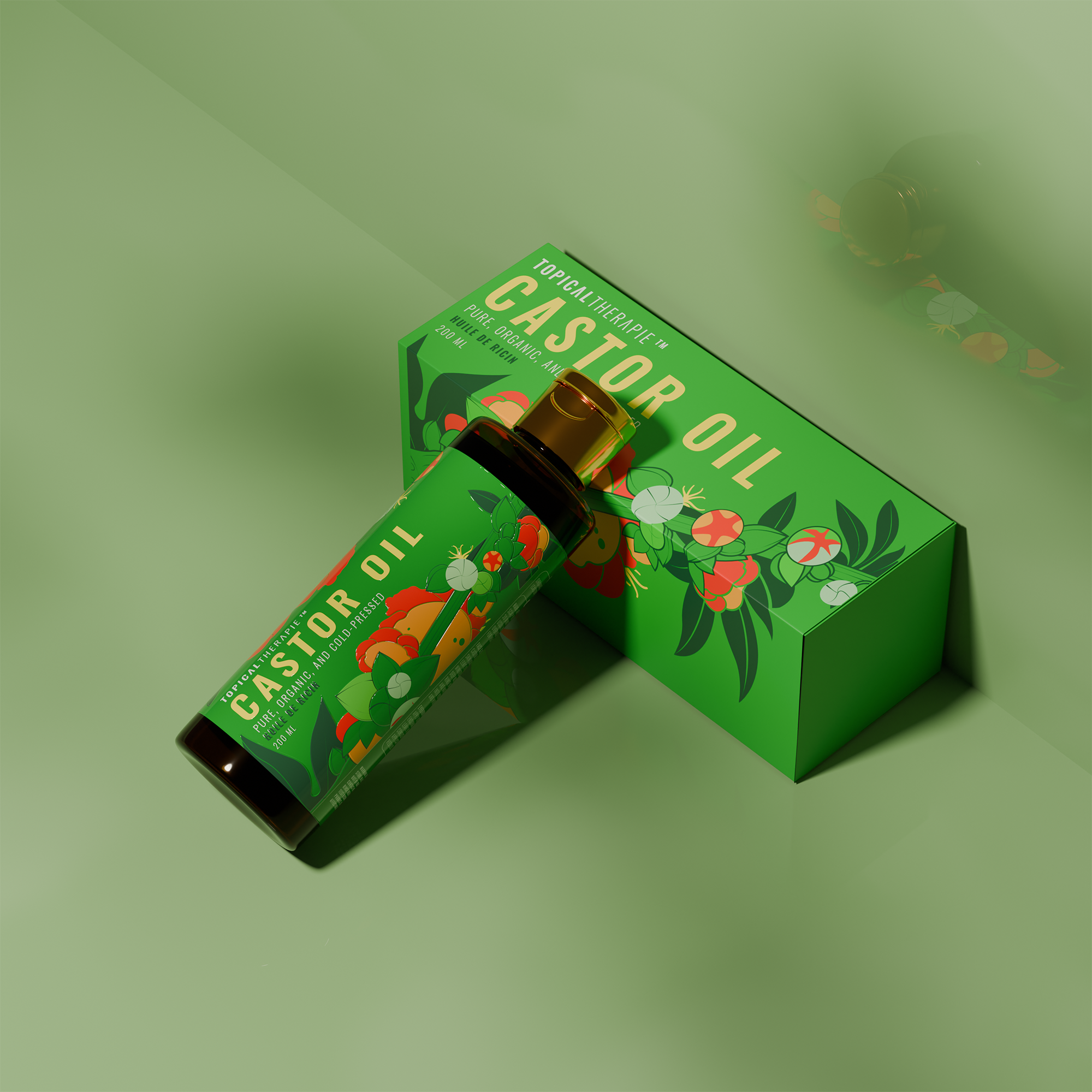 Castor Carrier Oil for Hair and Eyelashes