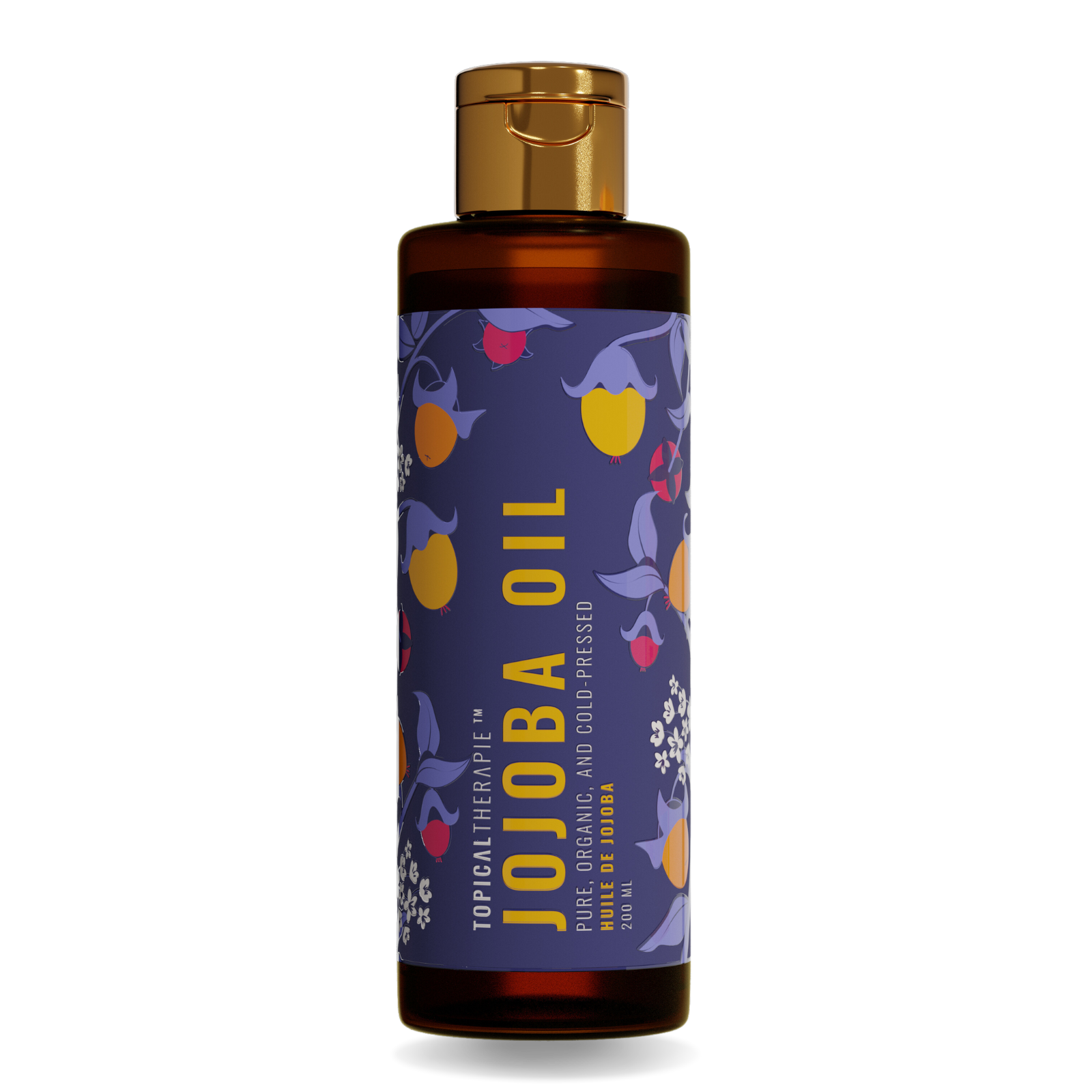 Jojoba oil bottle, highlighting its hydrating and skin-soothing properties